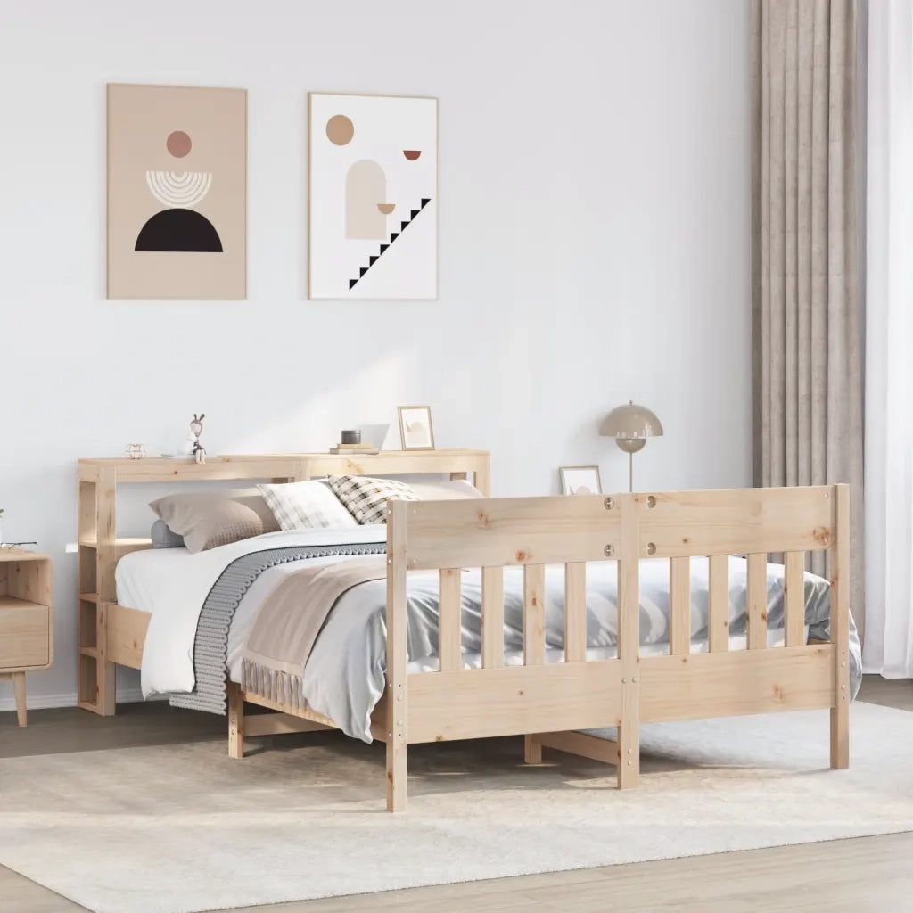 vidaXL Letto senza Materasso 160x200 cm in Legno Massello di Pino