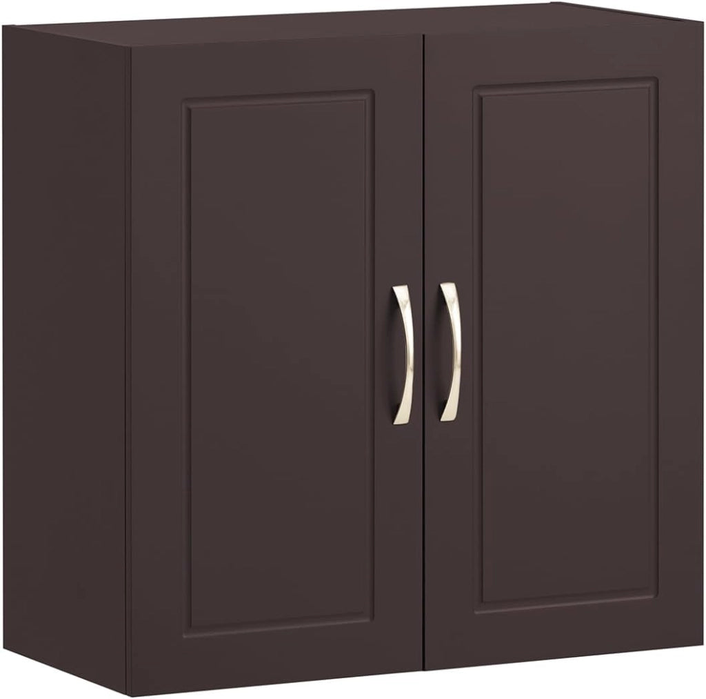 Armadietto pensile da bagno Mobile da parete per il cucina con due ante bianco L60*P30*A60 cm FRG231-W