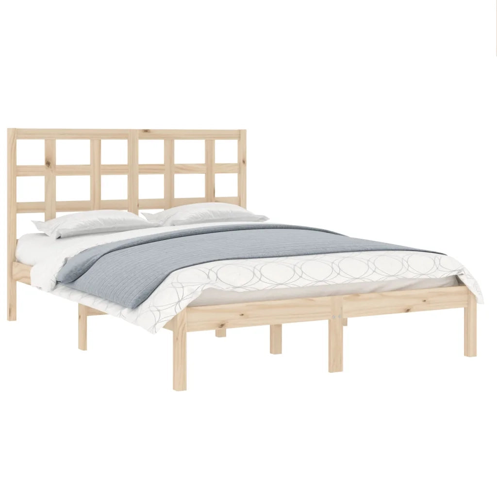 Giroletto-Struttura Letto in Legno Massello 120x190 cm Small Double 716700