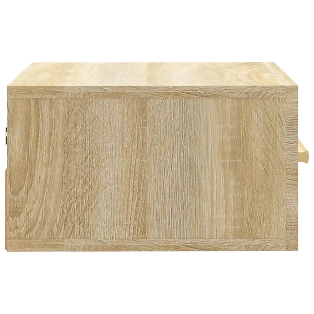 Comodini a Muro 2 pz-Set di 2 Tavolino da notte Rovere Sonoma 35x35x20 cm 115285