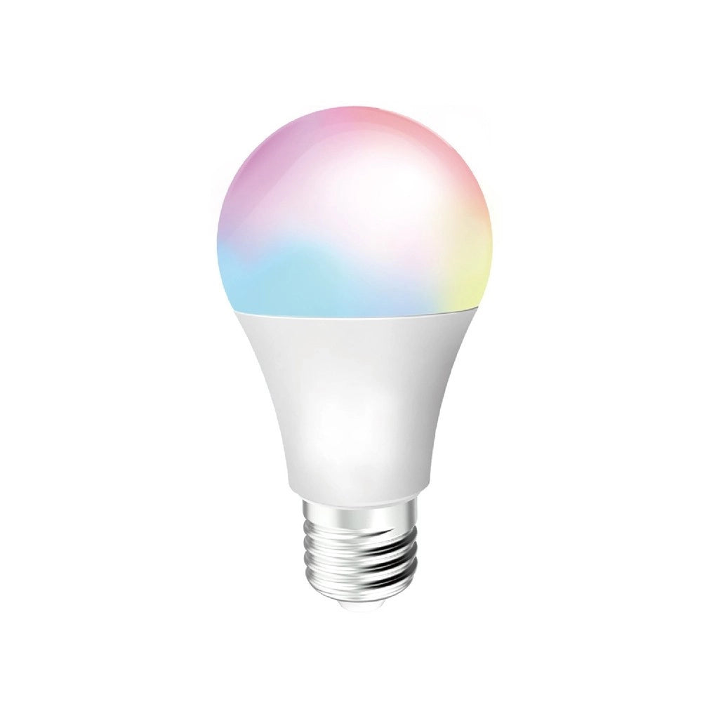 Trade Shop - Lampadina Intelligente A60 10w Led Rgb Cct Dimmerabile Wifi E27 App Alexa Google -