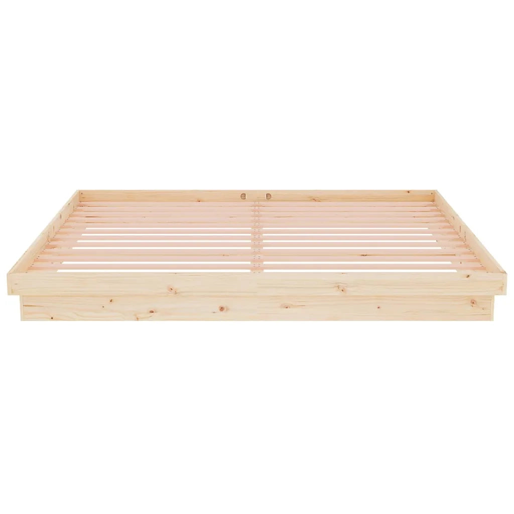 Giroletto senza Materasso in Legno Massello 200x200 cm 819927