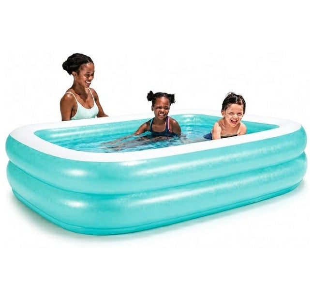 PISCINA FAMILY RETTANGOLARE A 2 ANELLI, CM. 201X150X51 - BEST WAY