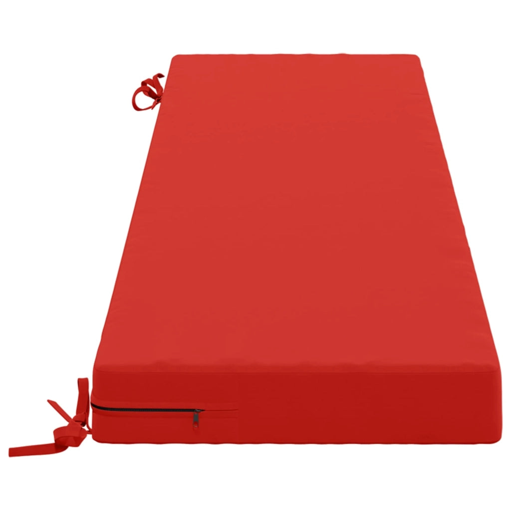 Cuscini per Panchina a 2 Pezzi SOEST 2 pz 100% Poliestere Rosso 949827