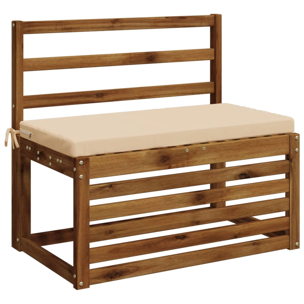 Cuscini per Panchina a 2 Pezzi SOEST 2 pz 100% Poliestere Crema 948639