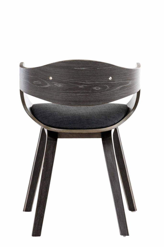 Sedia Kingston in Tessuto grigio/grigio scuro