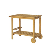 Carrello da cucina da esterno in legno di abete, 95cm, marrone