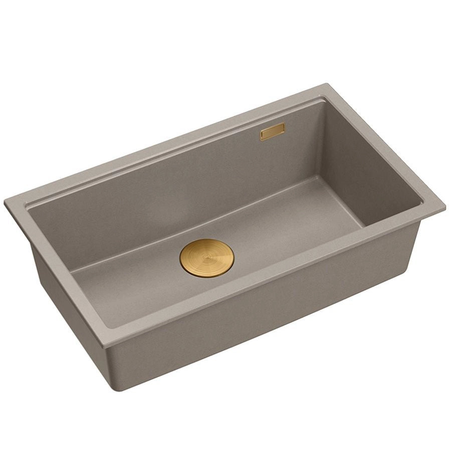 Lavello In Granito Logan 110 Beige Tappo oro