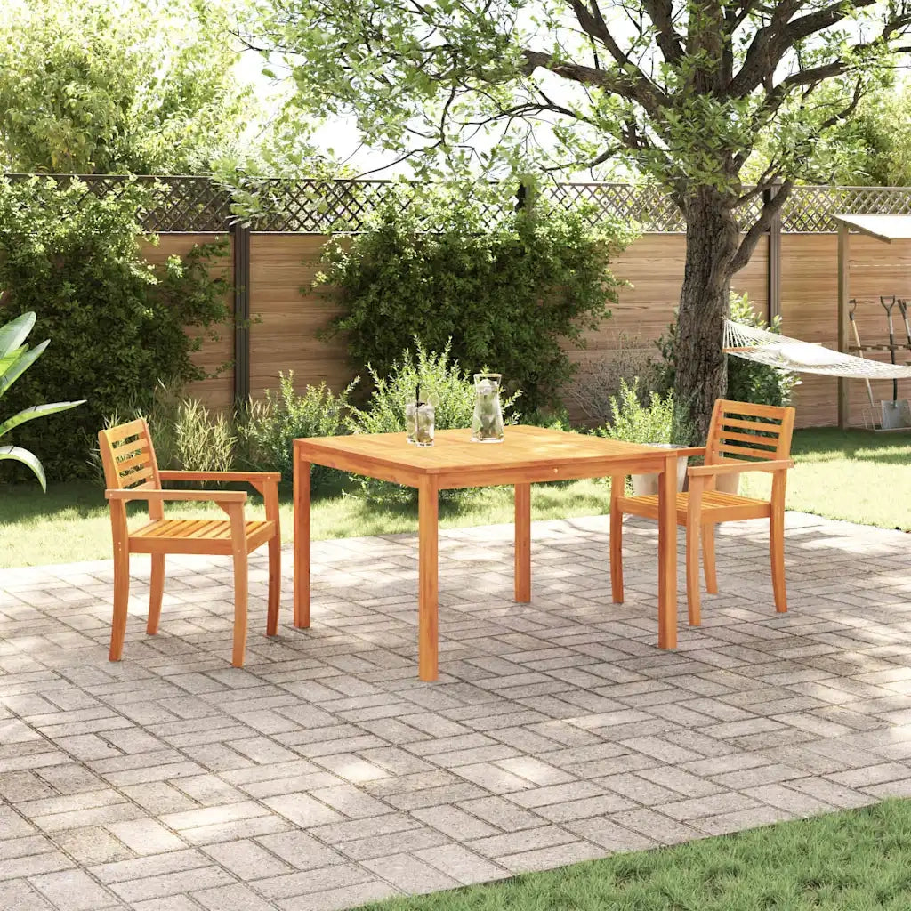 Set da Pranzo per Giardino 3 pcs Marrone 3375671