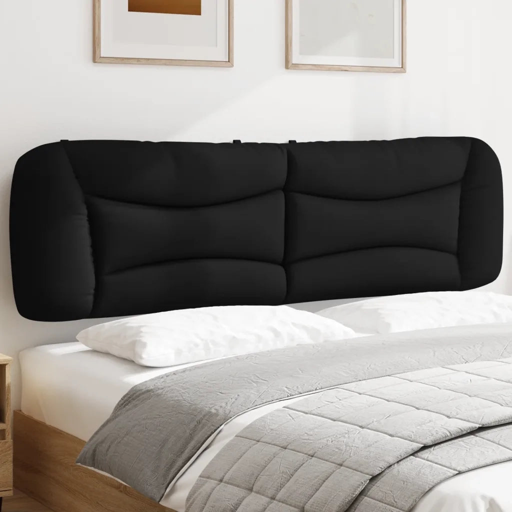Cuscino Testiera Hvar Nero 180 cm in Tessuto CFW4481894