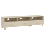 Mobile TV | Armadietto TV | Mobile Porta TV HAMAR ambra 158x40x40 cm in Legno Massello di Pino