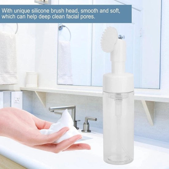 Set di contenitori da bagno in plastica trasparente impermeabili portatili da 3 pezzi
