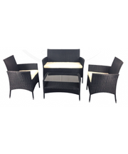 Salotto da GIARDINO set Capri 4 pezzi con cuscini