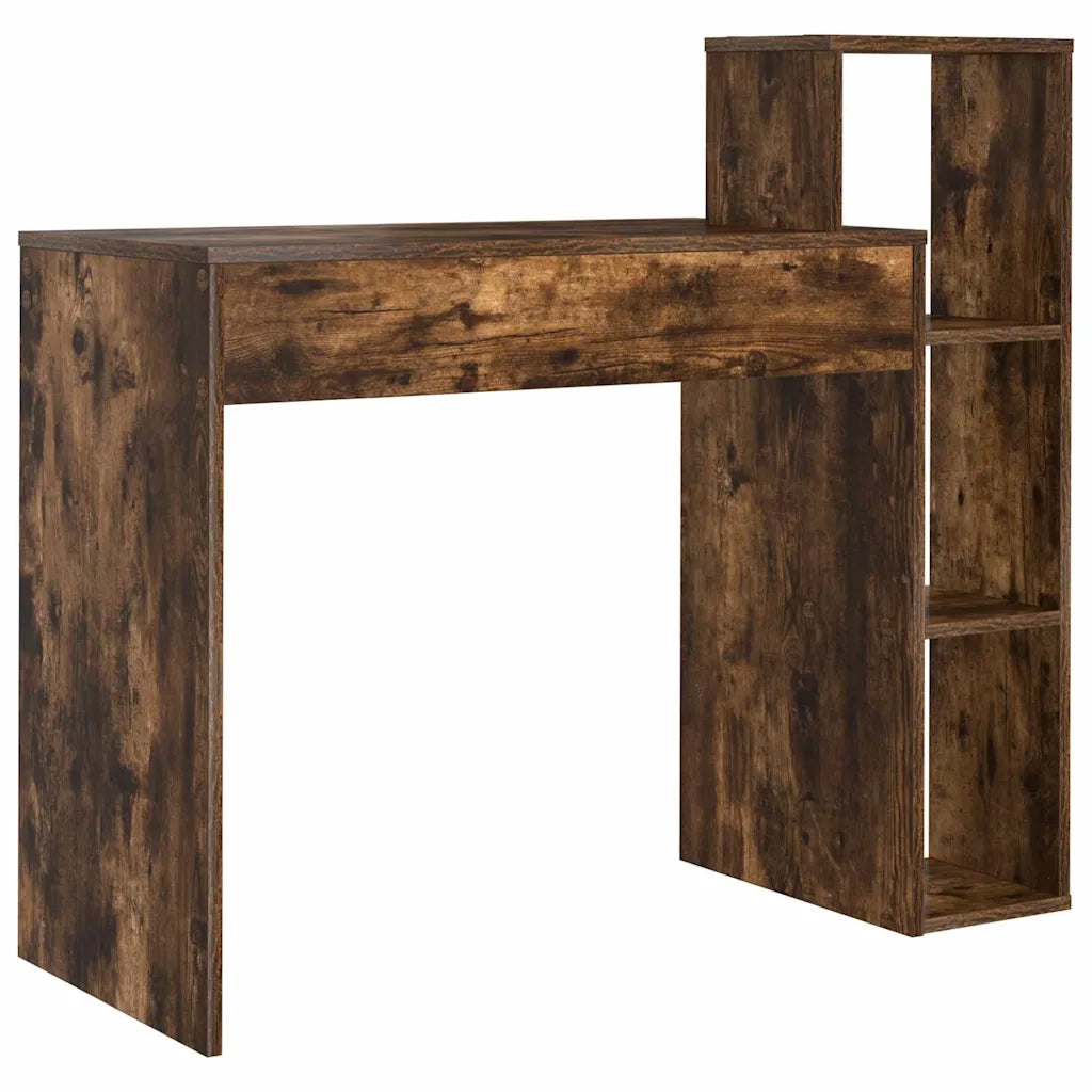 Scrivania | Tavolo da Ufficio Rovere fum¨¦ 100 x 40 x 90 cm Legno multistrato