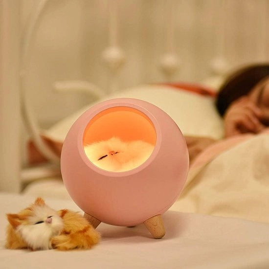 Lampada da notte per bambini con controllo tocco, senza ombra, per piccoli animali domestici, lampada da tavolo per la camera da letto e la zona da pranzo per neonati e bambini piccoli.