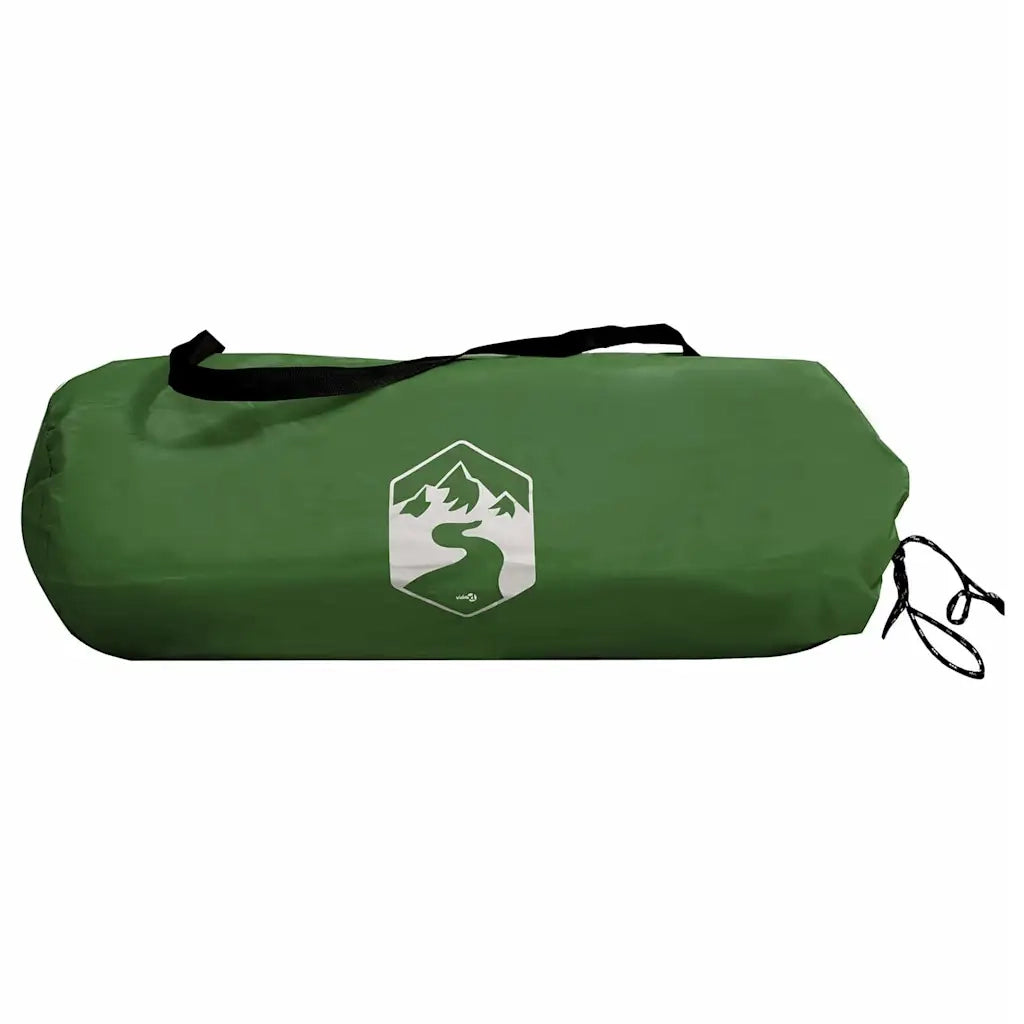 vidaXL Tenda porta biciclette con tetto Verde 210 x 90 x 174 cm