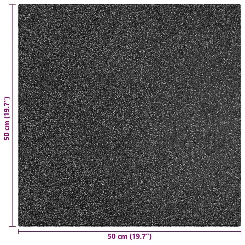 Piastrelle per Protezione dalle Cadute 18 pz Nero 50 x 50 cm CFW9554635