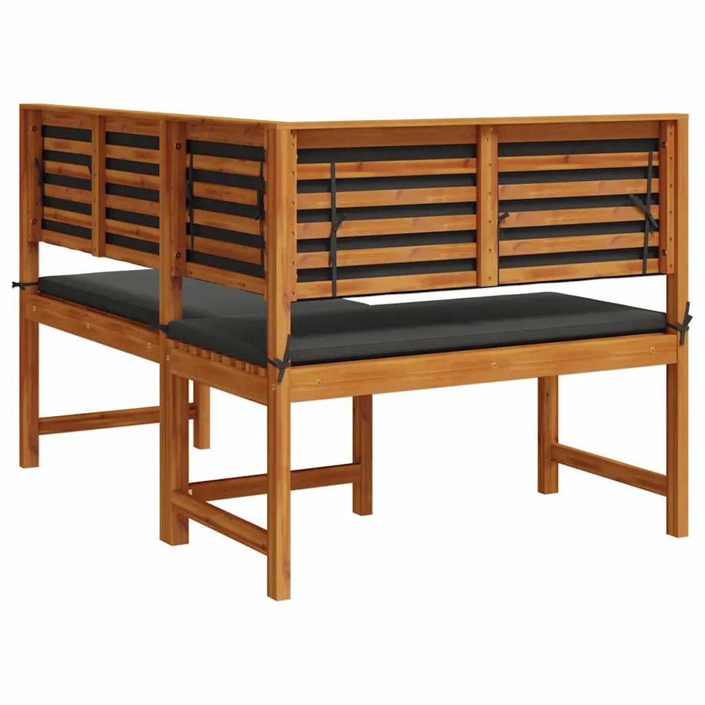 Sedia da Giardino con cuscino Marrone 140 x 100 x 91cm CFW9961379