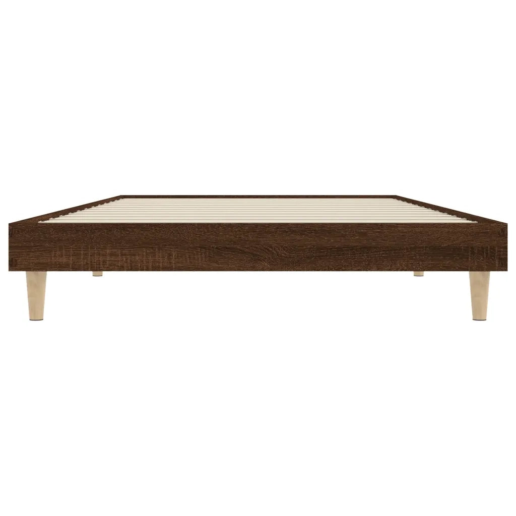 Giroletto senza Materasso Rovere Marrone 90x200cm in Truciolato 832068