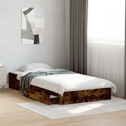 Telaio del letto con storage Rovere Fumo 80 x 200 cm 3429591