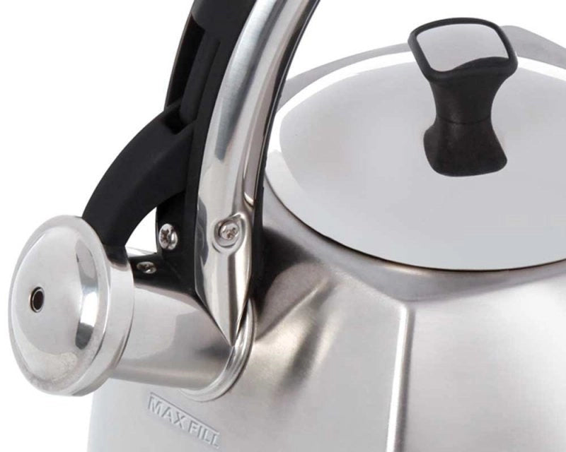 Klausberg KB-7409 Bollitore a fischio in acciaio inossidabile da 2,2 l per tutti i fornelli