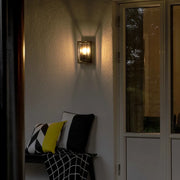KONSTSMIDE Lampada da Parete Brindisi Vetro Opaco Nero 434032