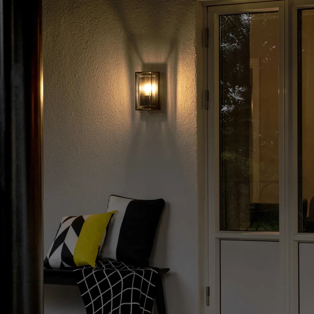 KONSTSMIDE Lampada da Parete Brindisi Vetro Opaco Nero 434032