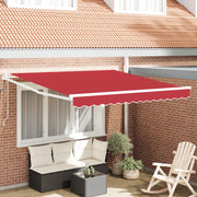 Tenda Retrattile Automatica  Rossa 350x250 cm