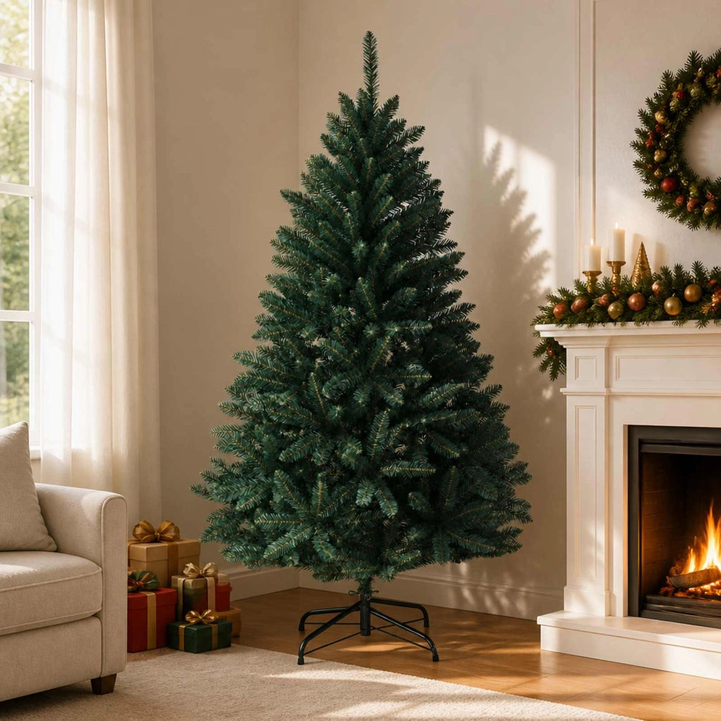 Albero di Natale Artificiale con Rami Pieghevoli 180 cm PVC 42054530