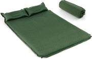 190 x 130 cm, materassino autogonfiabile per campeggio, materasso gonfiabile ad aria con cuscino, tappetino per dormire per 2 persone, impermeabile, materassino gonfiabile per escursioni