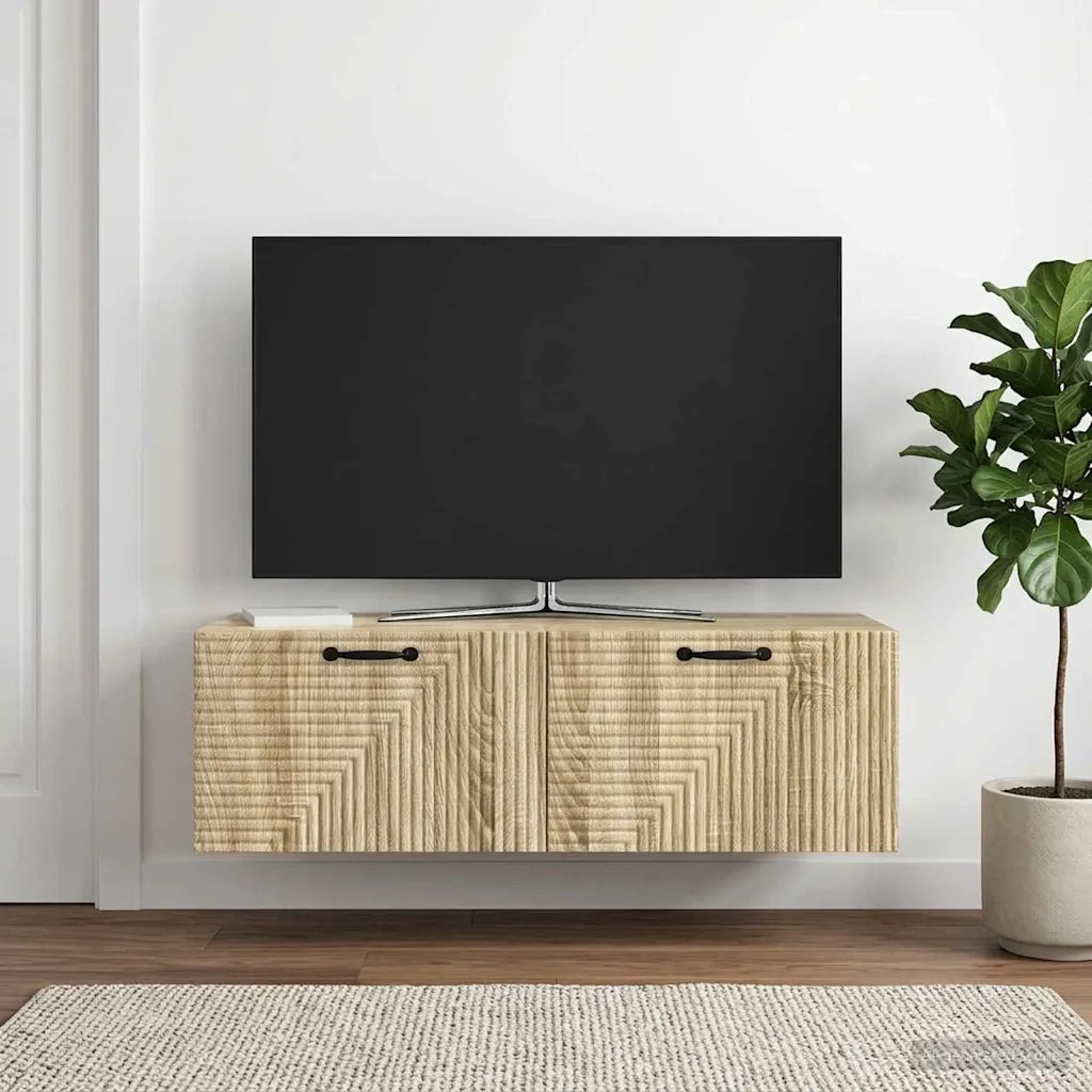 Mobile Porta TV da Muro Rovere Sonoma 98 x 41 x 30 cm 898697