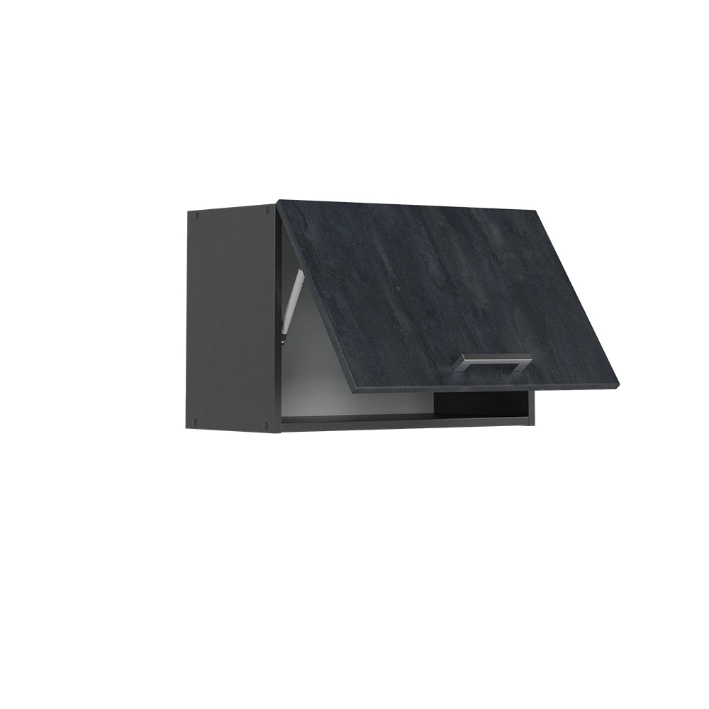 Vicco Pensile da cucina Calcestruzzo nero 60 cm Piatto