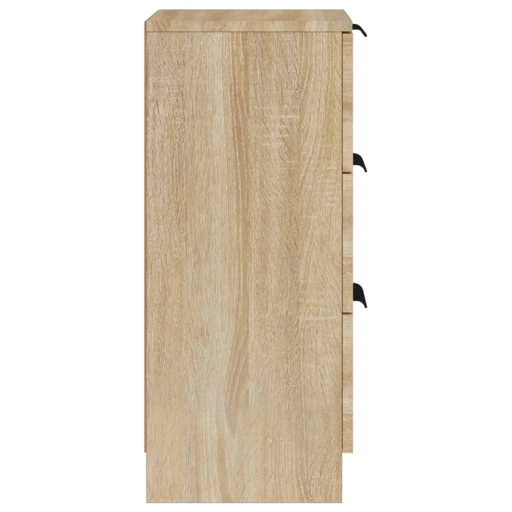 Buffet credenza cassettiera armadio mobile contenitore organizer cucina soggiorno rovere Sonoma 30 x 30 x 70 cm legno ingegnerizzato marrone 02_0031500