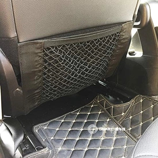 Accessori di stoccaggio universali per auto - Opacchi per contenitore - Protezione per oggetti - Contenitore di bagagliaio - Componenti di fissaggio - Adatto per Smart Fortwo/Forfour - Reticolo per contenitore di bagagliaio