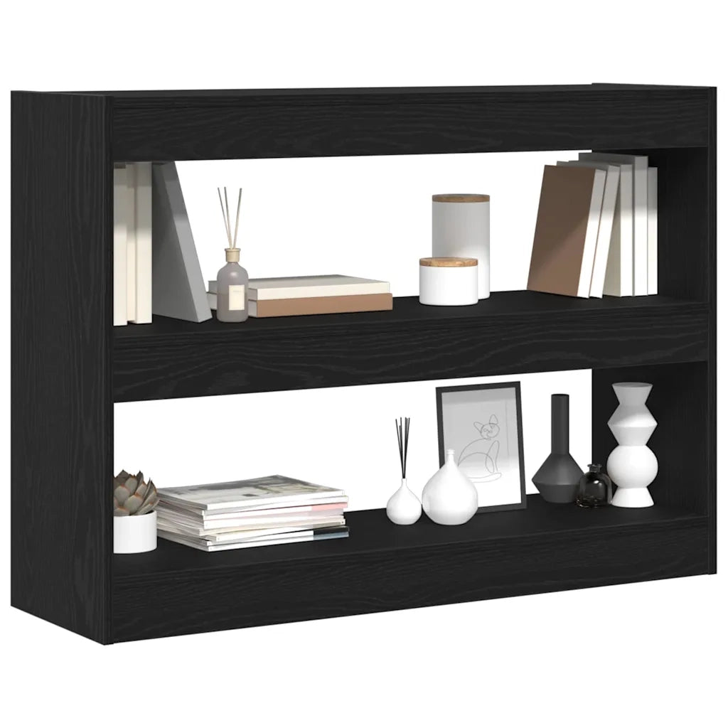 Libreria Rovere Nero 100 x 30 x 72 cm Legno multistrato 862723