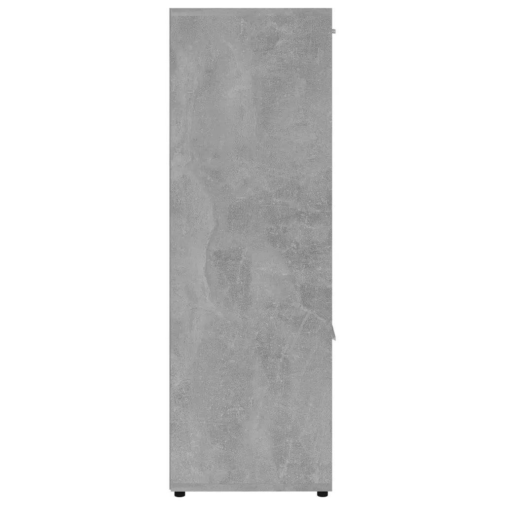 Libreria Grigio Cemento 90x30x90 cm in Legno Multistrato 802934