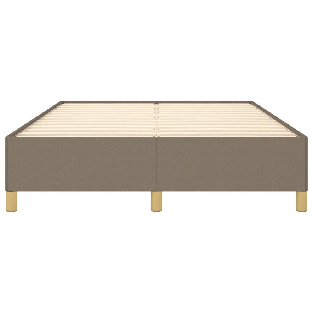 Giroletto senza Materasso-Struttura Letto Tortora 140x190 cm in Tessuto