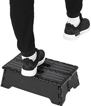 Scaffale Portatile Inclinabile con Antiscivolo - Capacità di Carico 136 kg - Dimensioni 38 x 21,5 x 13 cm - Ideale per Bambini e Anziani - Scaffale Inclinabile