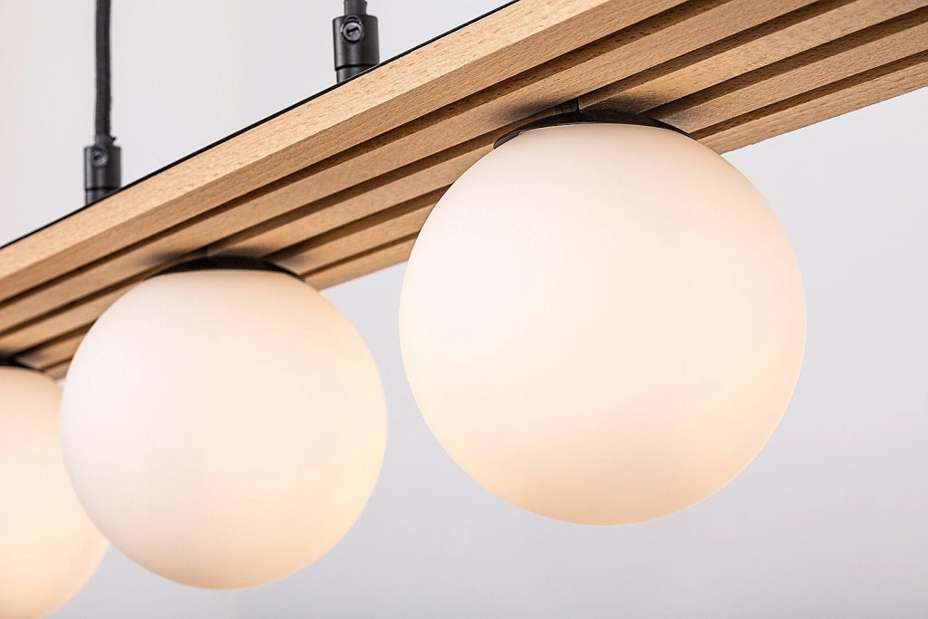 Lampada a sospensione Noxelle 3x G9 nero legno Rabalux