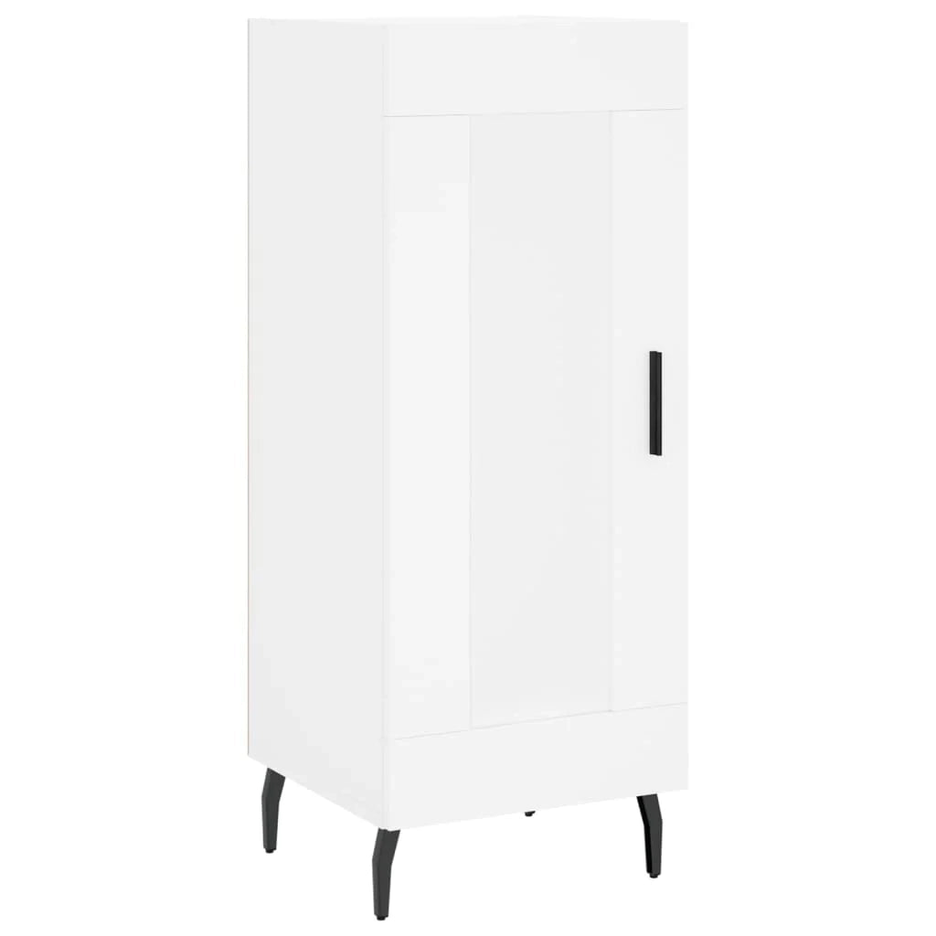Buffet credenza cassettiera mobiletto mobile contenitore organizer cucina soggiorno salotto alto 34,5 x 34 x 180 cm legno ingegnerizzato bianco 02_0032389