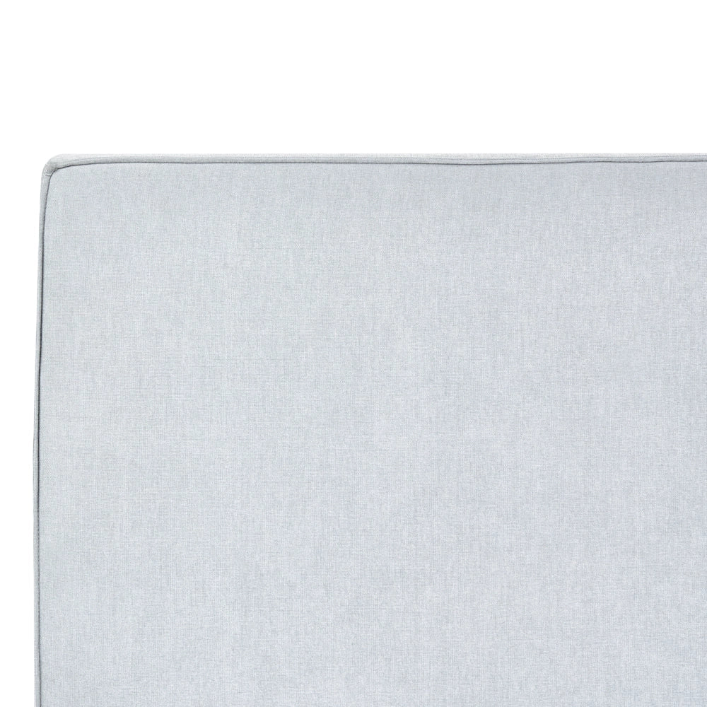 Letto matrimoniale a doghe con contenitore rete a doghe tessuto di ciniglia azzurro 160 x 200 cm camera da letto moderna