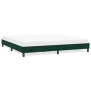 Giroletto senza Materasso Verde Scuro 180x210 cm in Velluto 4101370