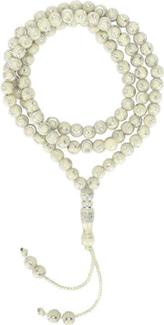 Collana di preghiera alta qualità - rosario musulmano - corona di perle - bracciale unisex - 49 cm di lunghezza - comodo e lucido