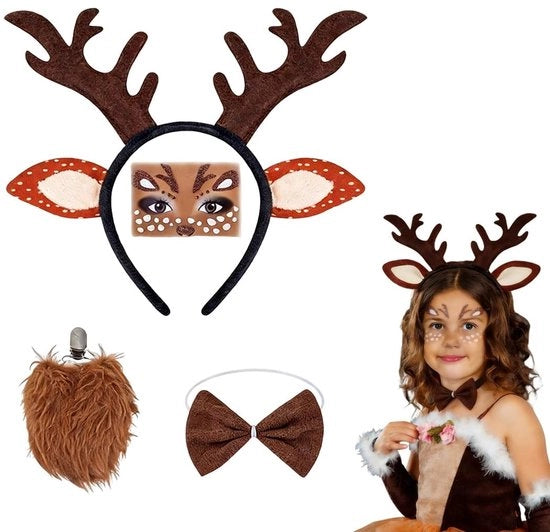 Costume per bambino 4 pezzi - Animale - Festa/Cosplay - Tessuto idrorepellente - Cintura comoda - Disegno carino - Costume animale