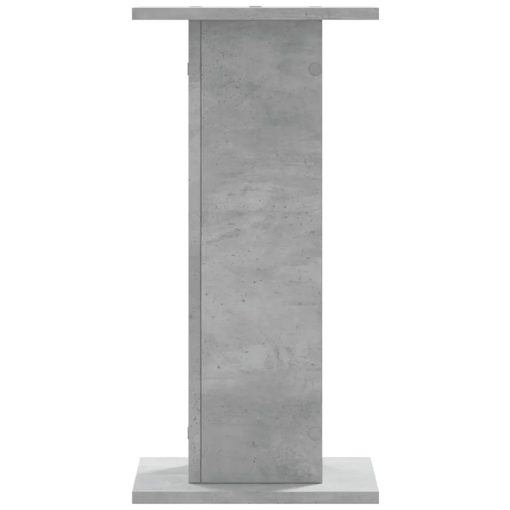 Supporti Altoparlanti 2 pz Grigio 30x30x40 cm Legno Multistrato CFW4031339