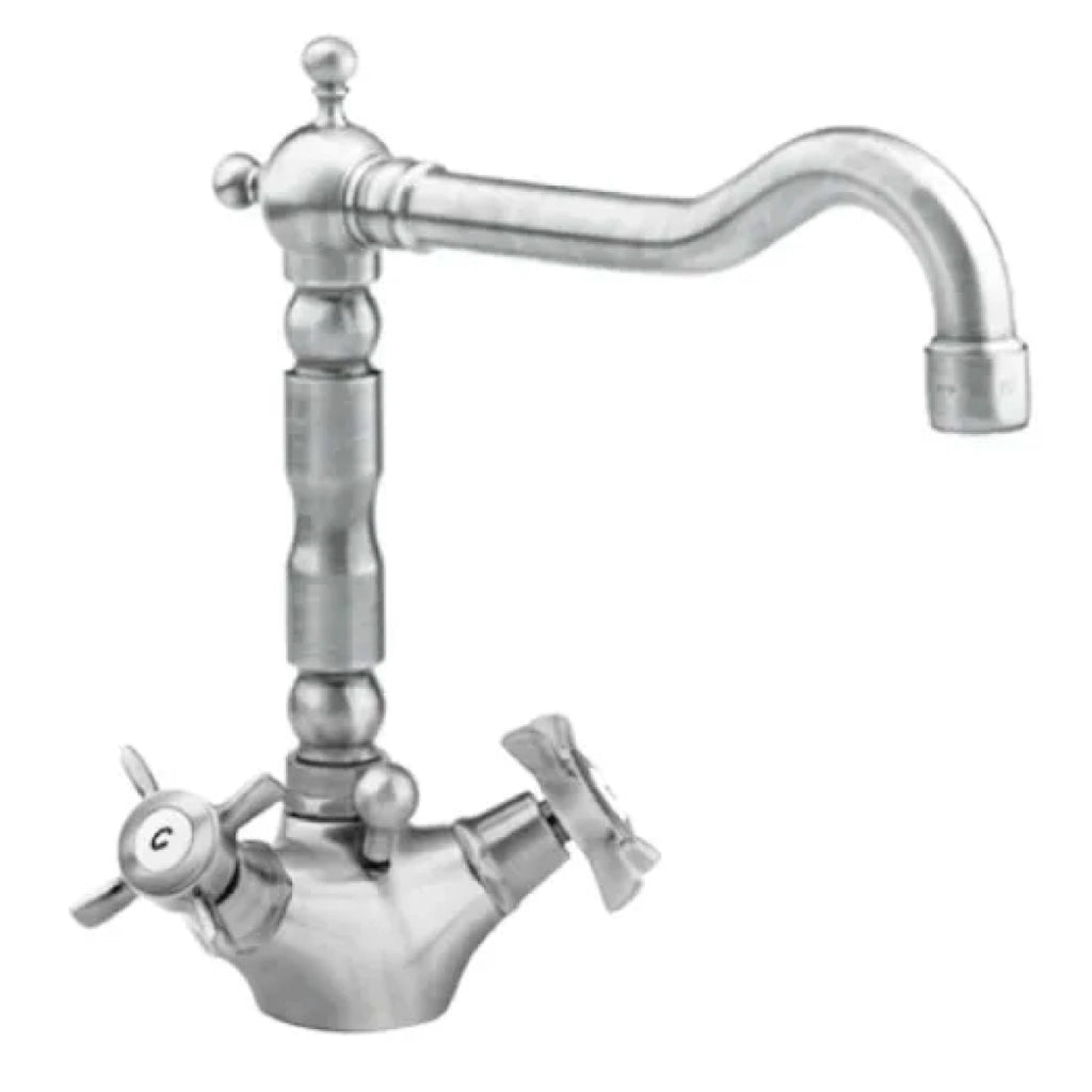 RUBINETTO LAVABO MONOFORO SERIE ORIENTES CROMATO SCARICO 11/4   RUBINETTERIE EURORAMA S.P.A.