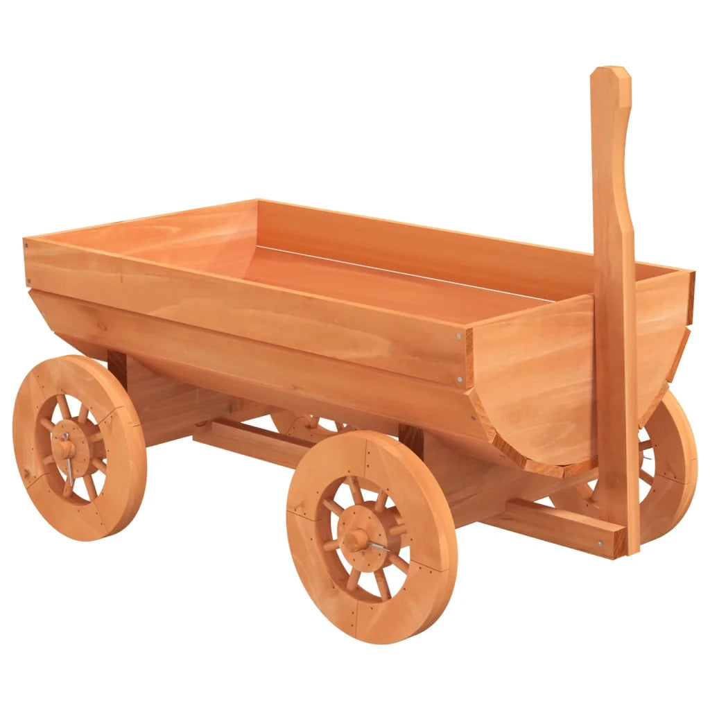 Carro Decorativo 70x43x54 cm in Legno Massello di Abete 364227