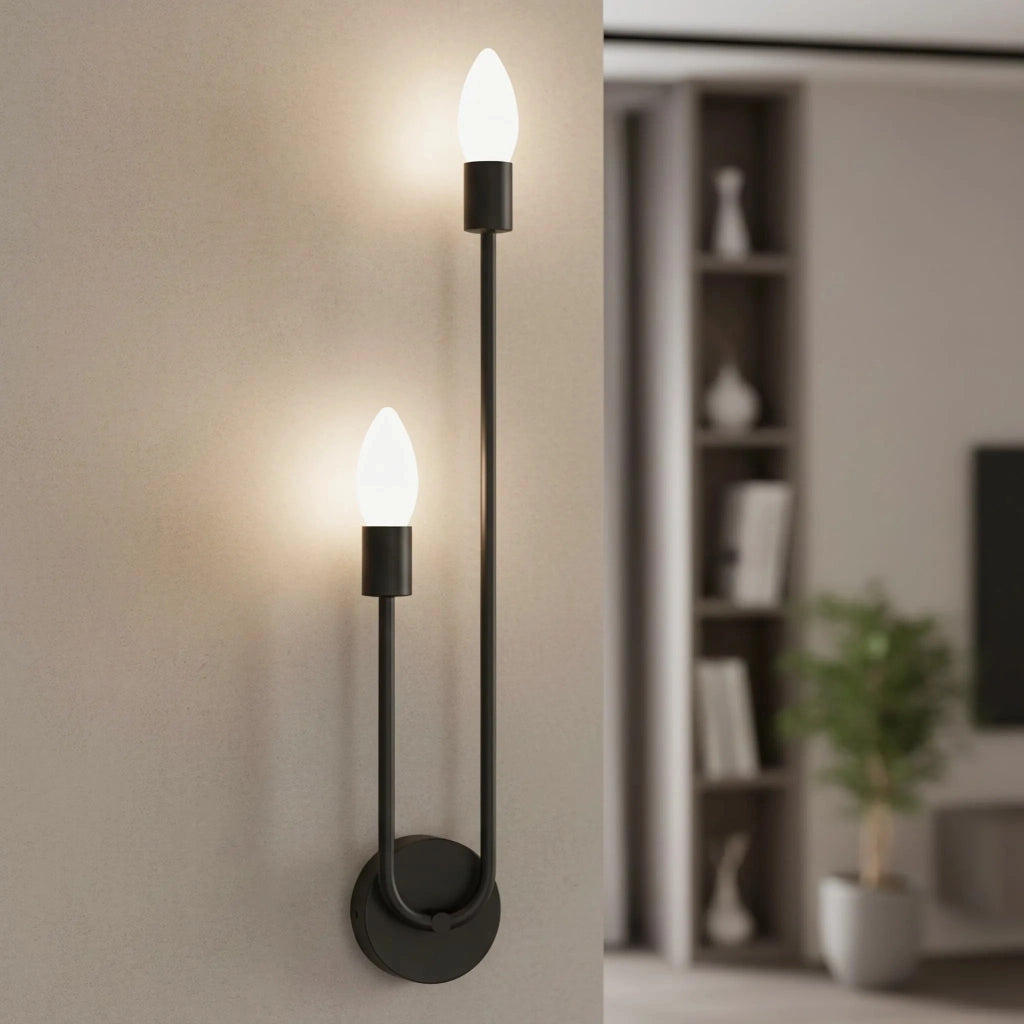 Lampada Da Parete APP1147-2W Black