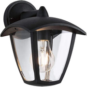 Lanterna da parete E27 applique lampada LED 8W per esterno impermeabile luce muro giardino ingresso balcone grigio scuro