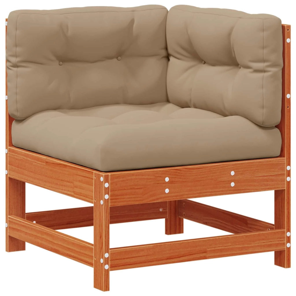 Divano Angolare da Giardino-Sofa da giardino Legno Massello di Pino 858711